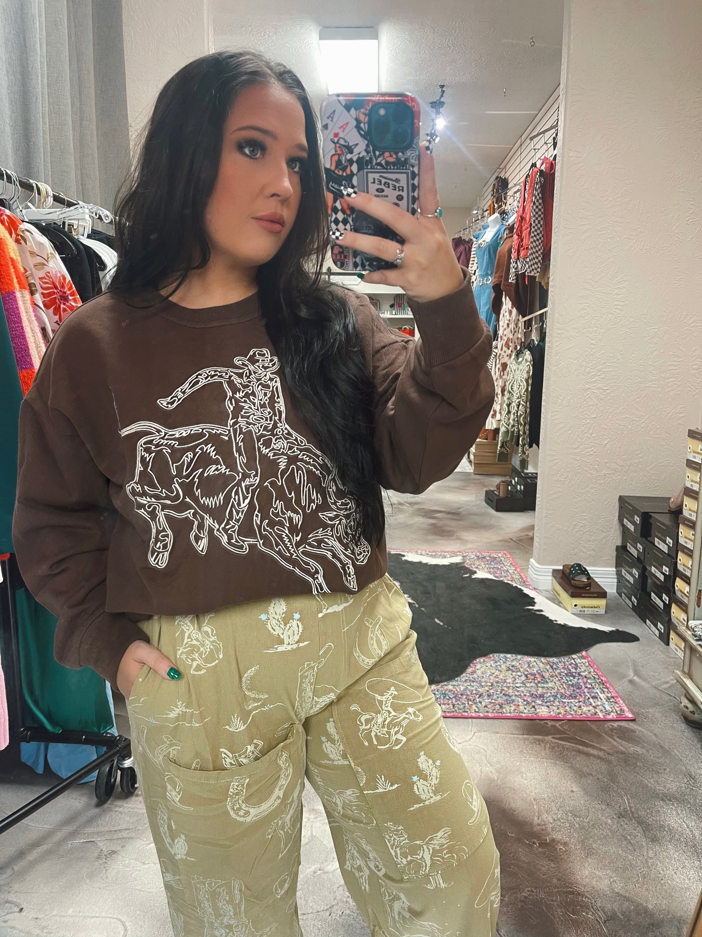 July In Cheyenne Sweatshirt