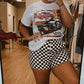 Checkered Shorts