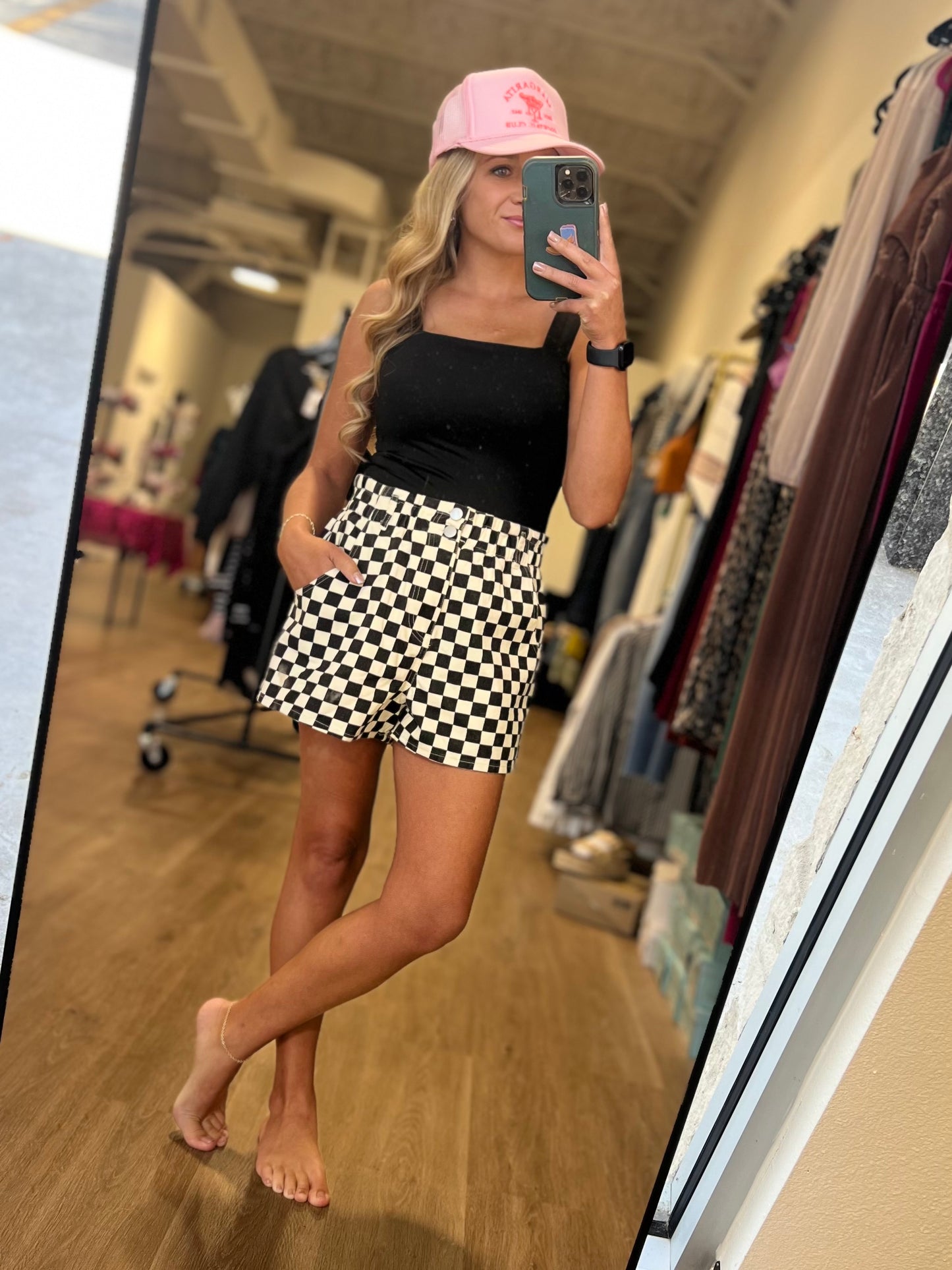 Checkered Shorts