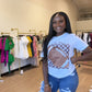 Glitter Football Tee