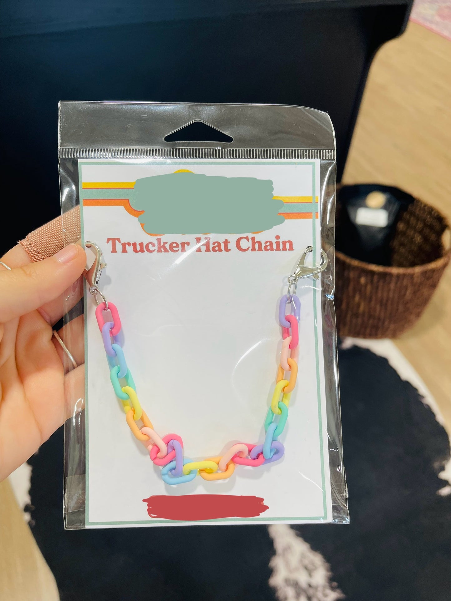 Rainbow Link Hat Chain