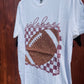 Glitter Football Tee