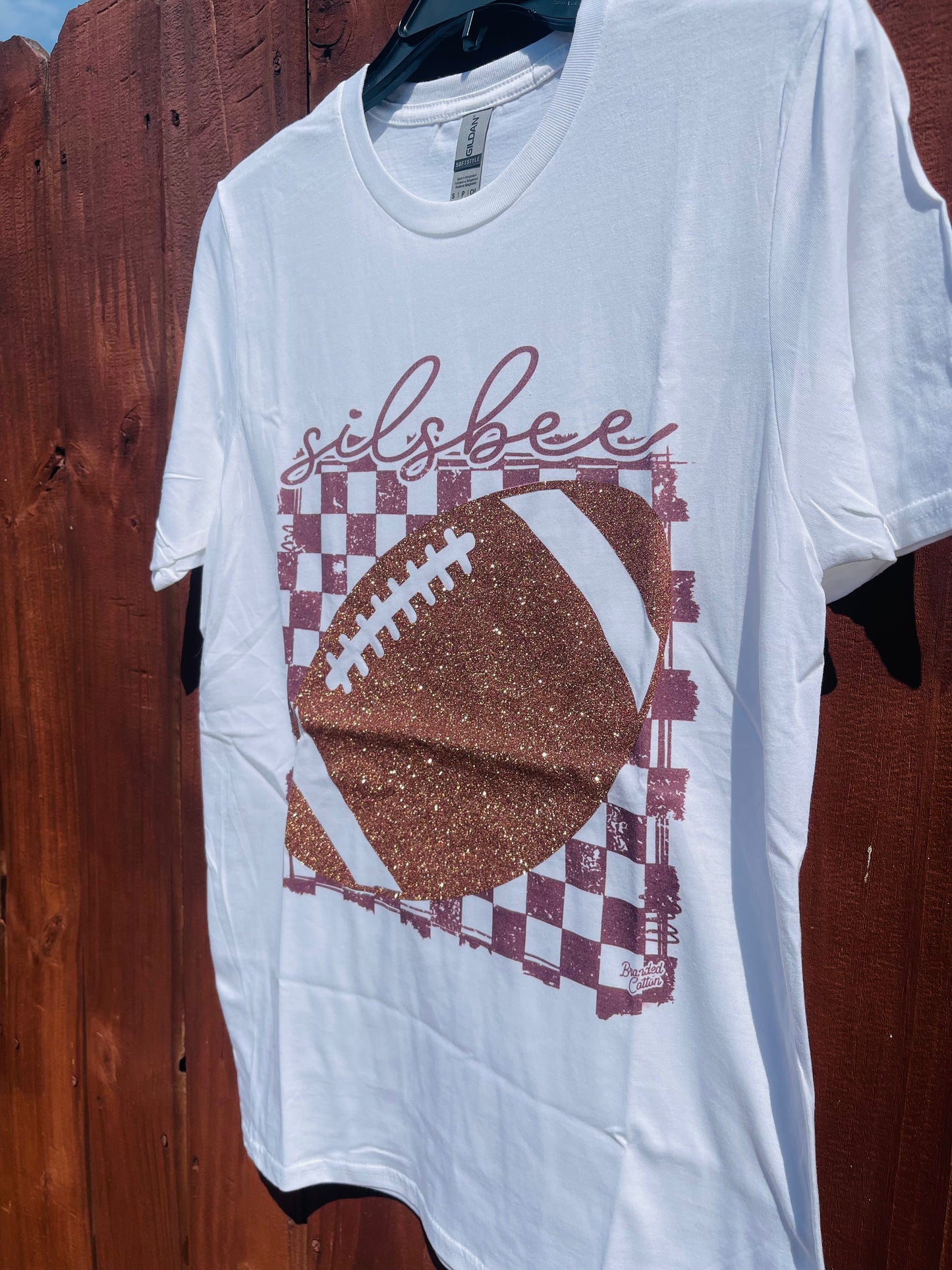 Glitter Football Tee