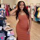 Texas Sun Bodycon Maxi
