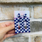 Checkered Earrings