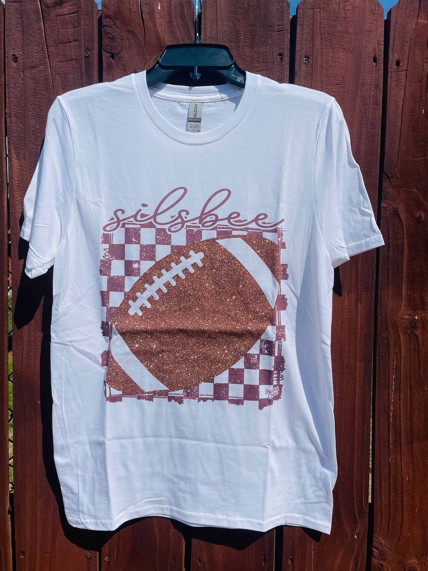 Glitter Football Tee