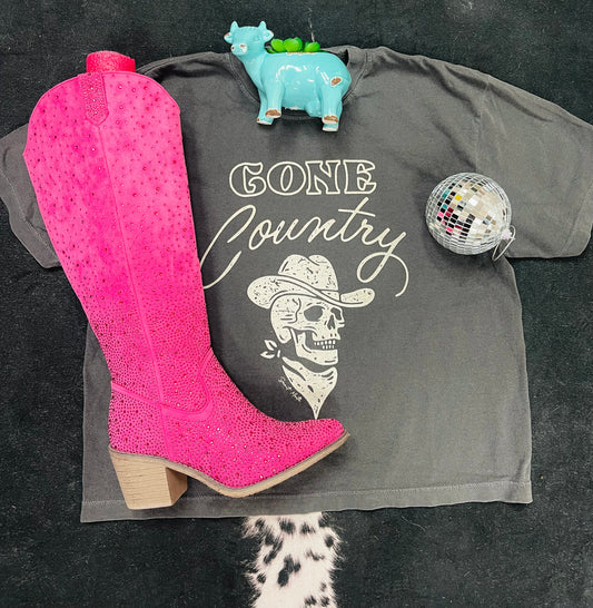 Gone Country Crop Tee