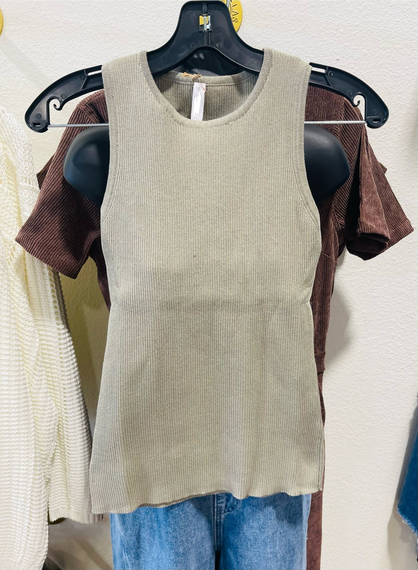 Olive Tank Top