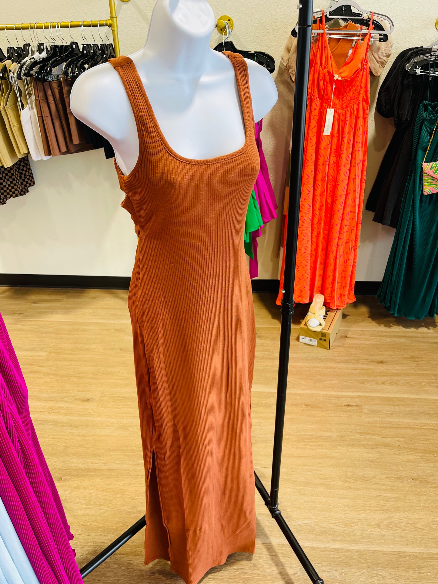 Texas Sun Bodycon Maxi