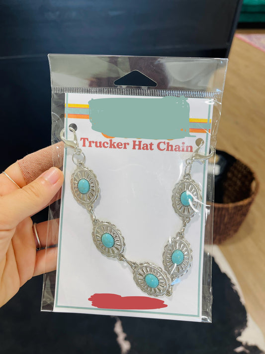 Concho Trucker Hat Chain