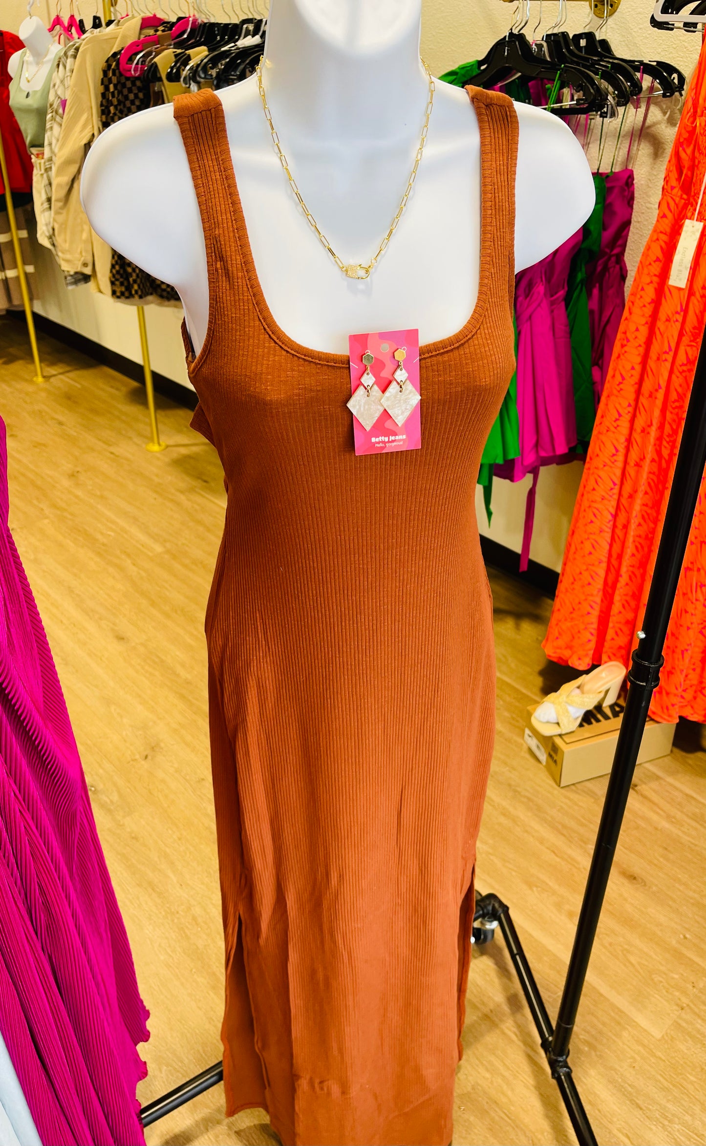 Texas Sun Bodycon Maxi