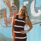 GAMEDAY STRIPPED DRESS