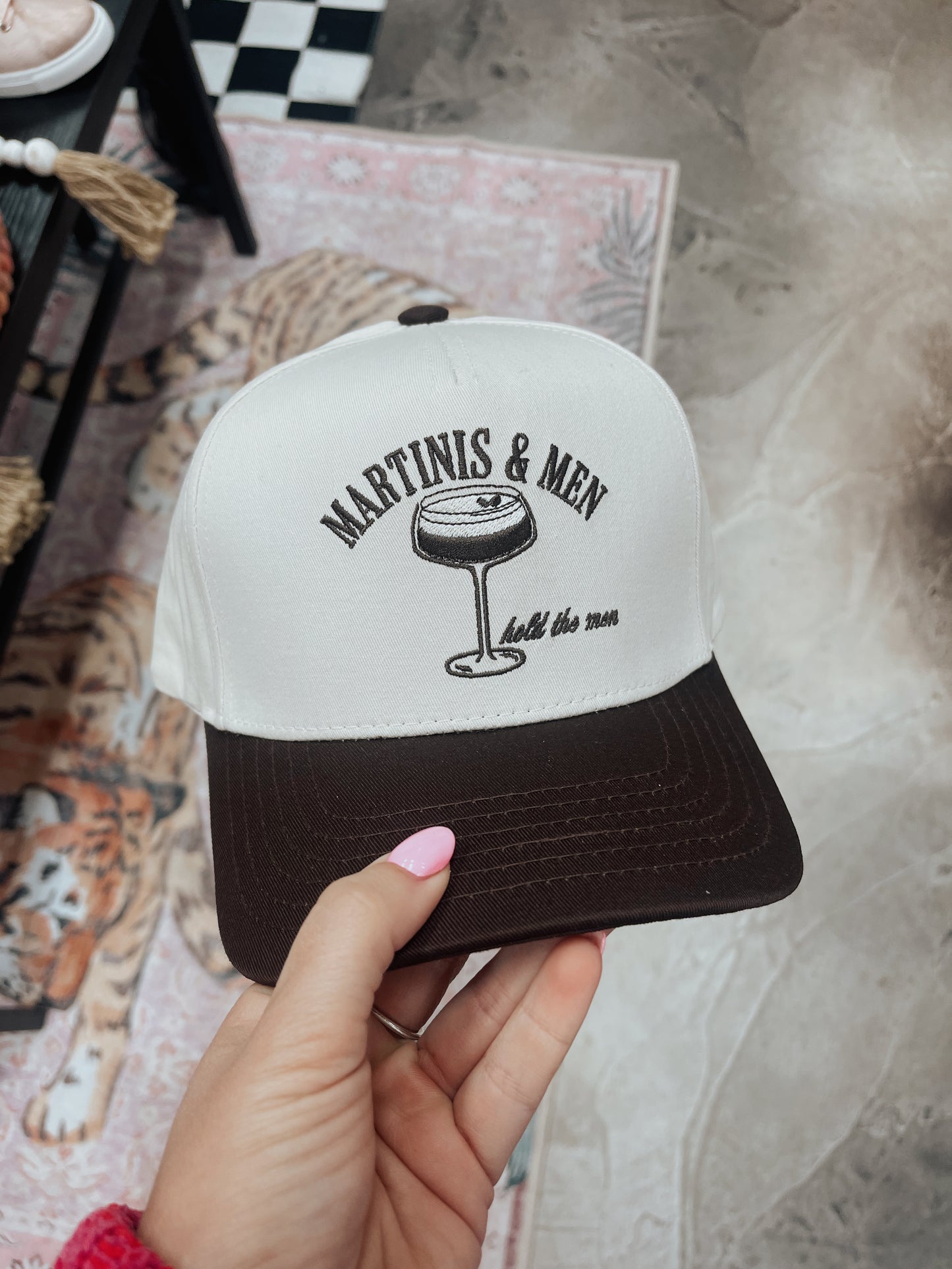 Martinis And Men Trucker Hat