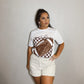 Glitter Football Tee