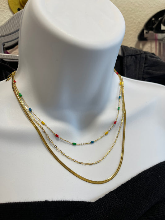 Layered Gold Necklace