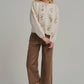 STRETCH CORDUROY WIDE LEG PANTS_JLB80001-06