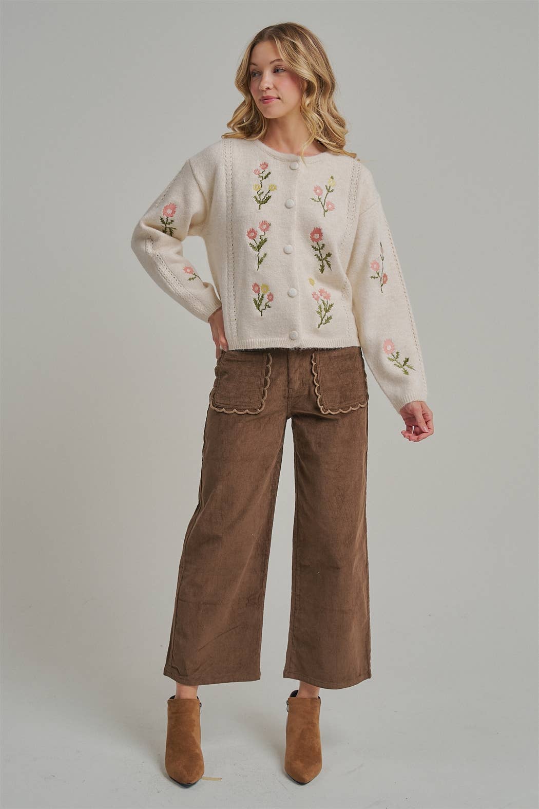STRETCH CORDUROY WIDE LEG PANTS_JLB80001-06