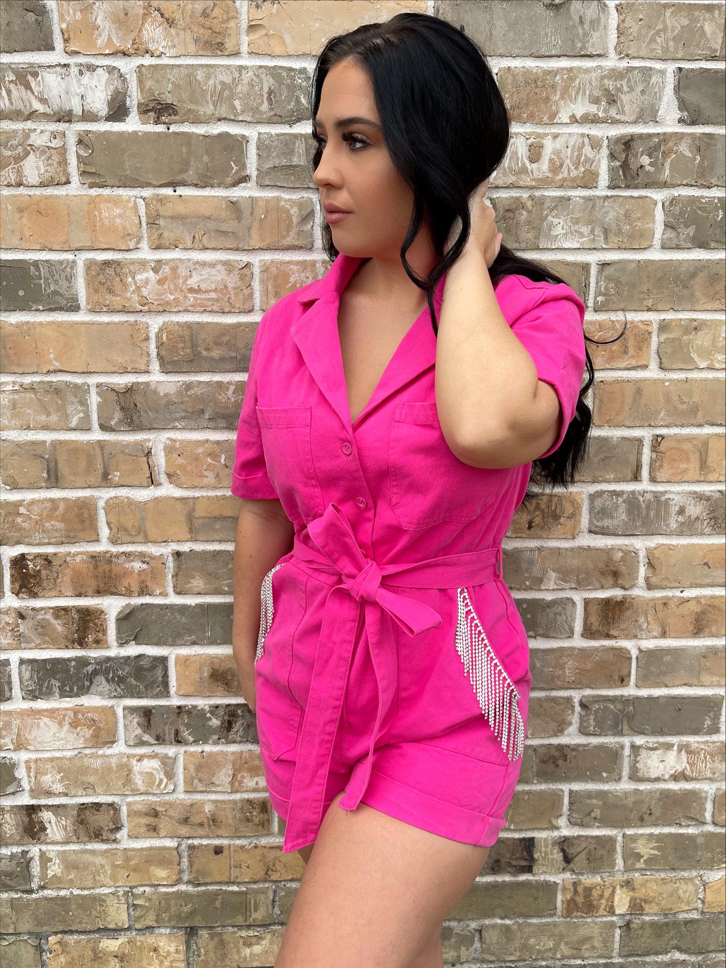 Rhinestone Cowboy Romper