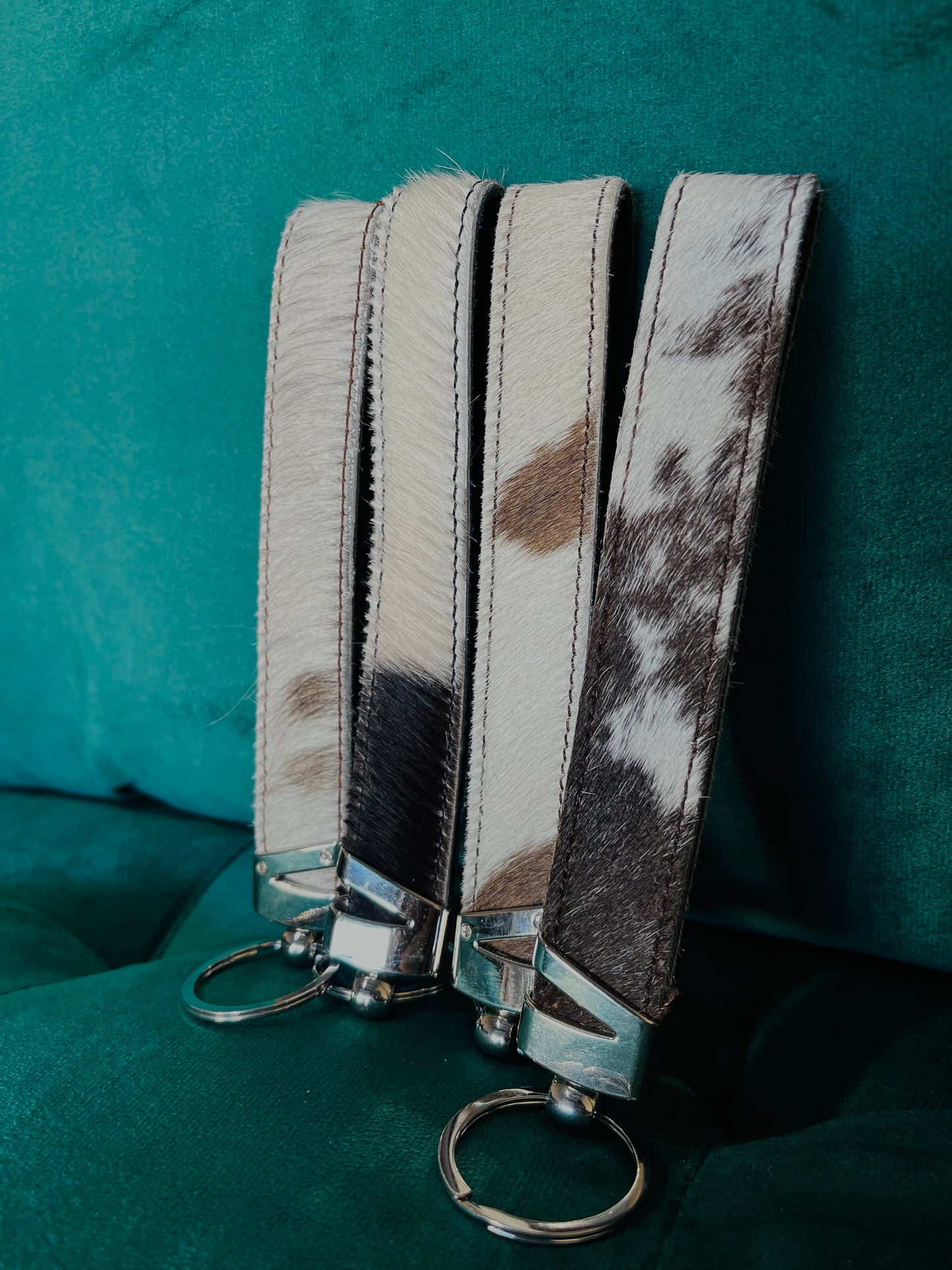 Cowhide Keychain