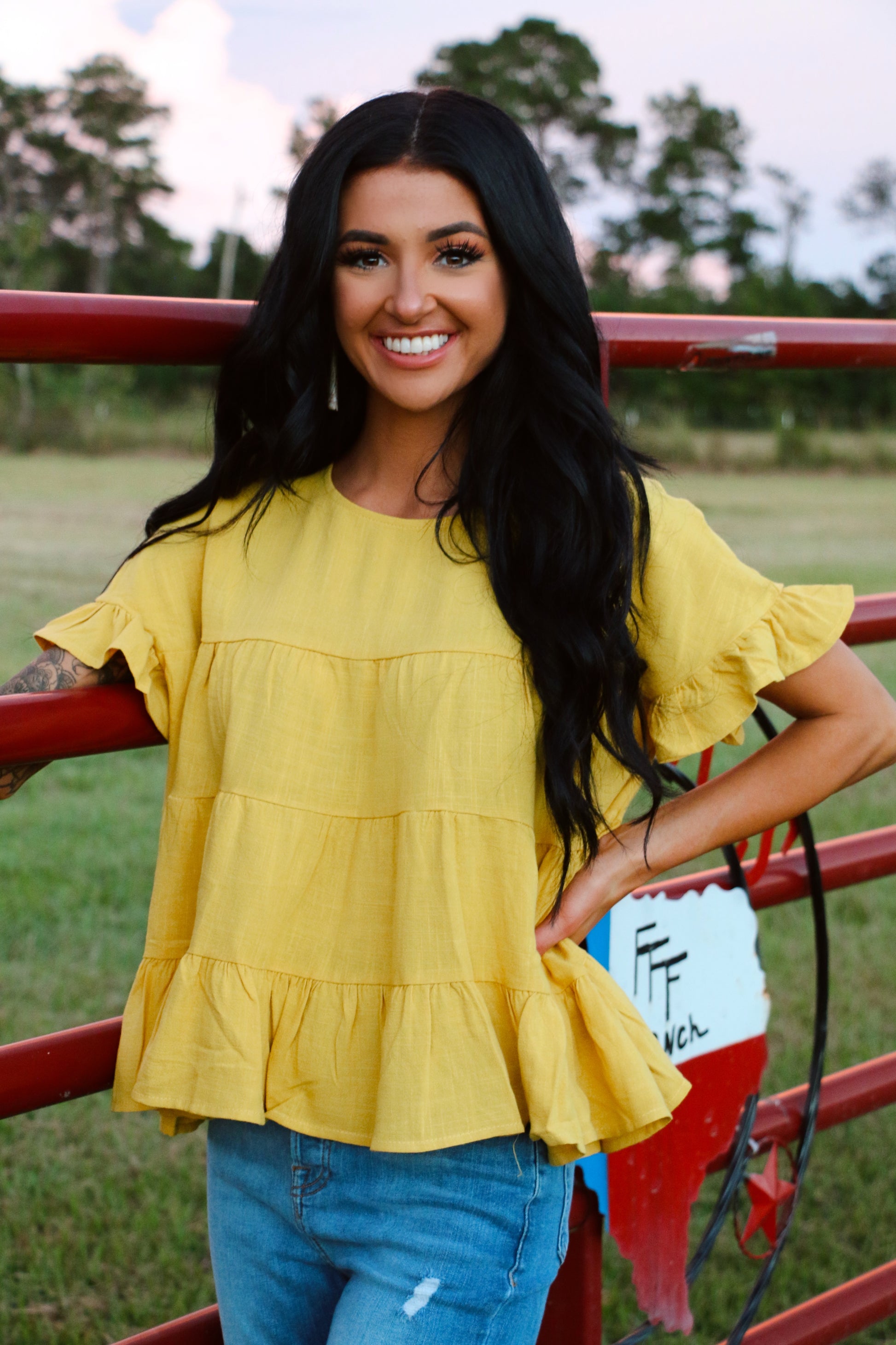 Rollin With The Flow Top - Betty Jeans